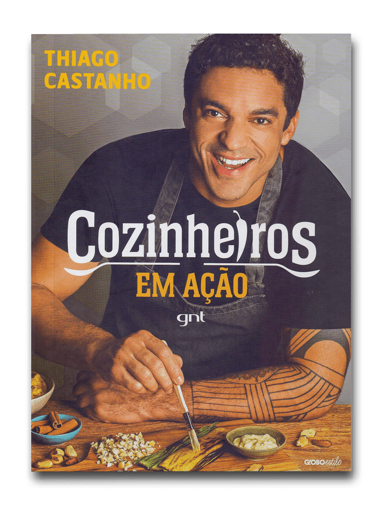 Capa do livro Cozinheiros em ação, de Thiago Castanho