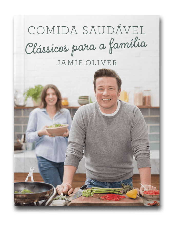 Capa do livro Comida saudável: Clássicos para a família, de Jamir Oliver