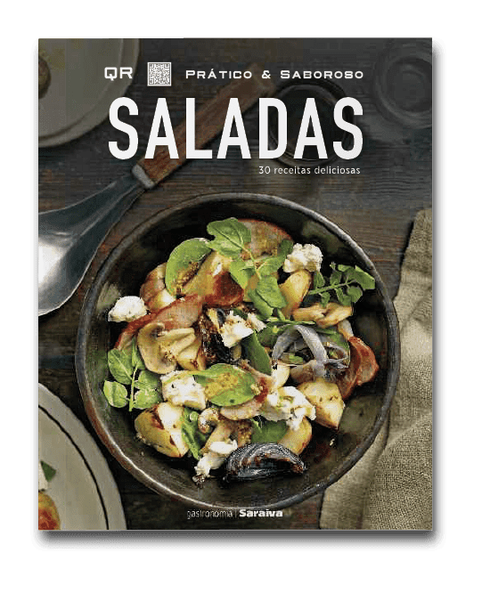 Capa do livro QR prático e saboroso: Saladas