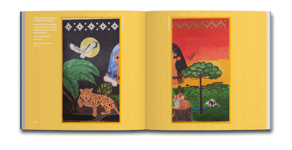 Miolo do livro Expressões Culturais Tradicionais Kaingáng