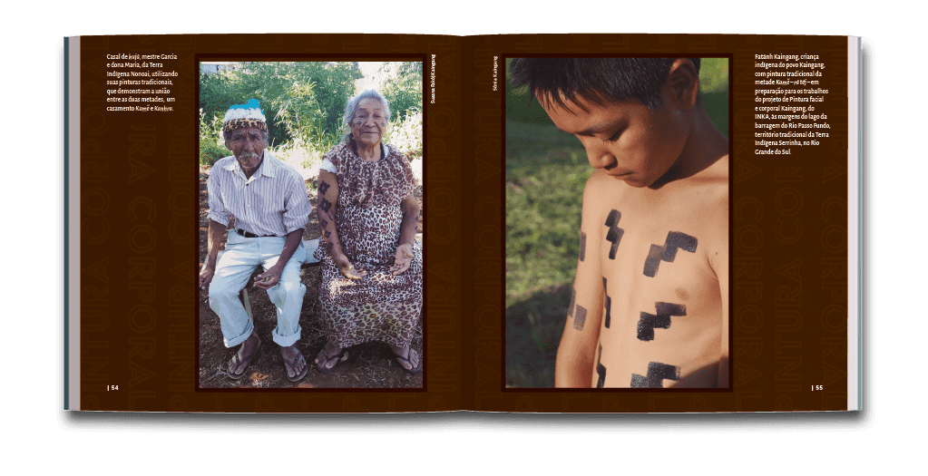 Miolo do livro Expressões Culturais Tradicionais Kaingáng