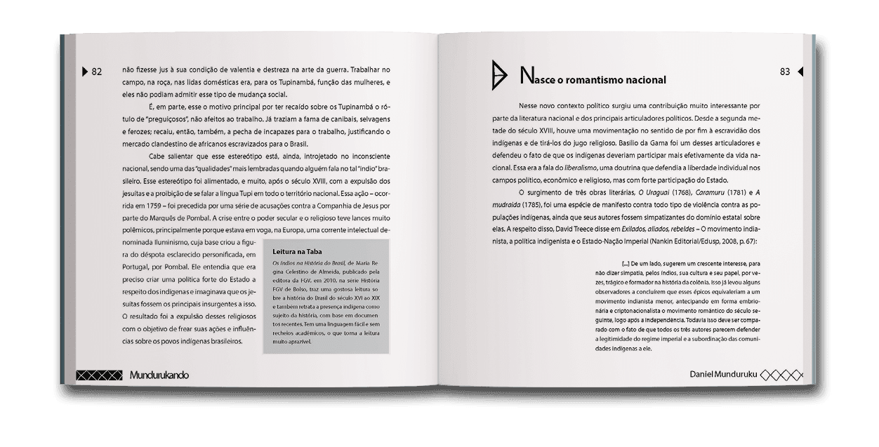 miolo do livro Mundurukando 2: Sobre vivências, piolhos e afetos