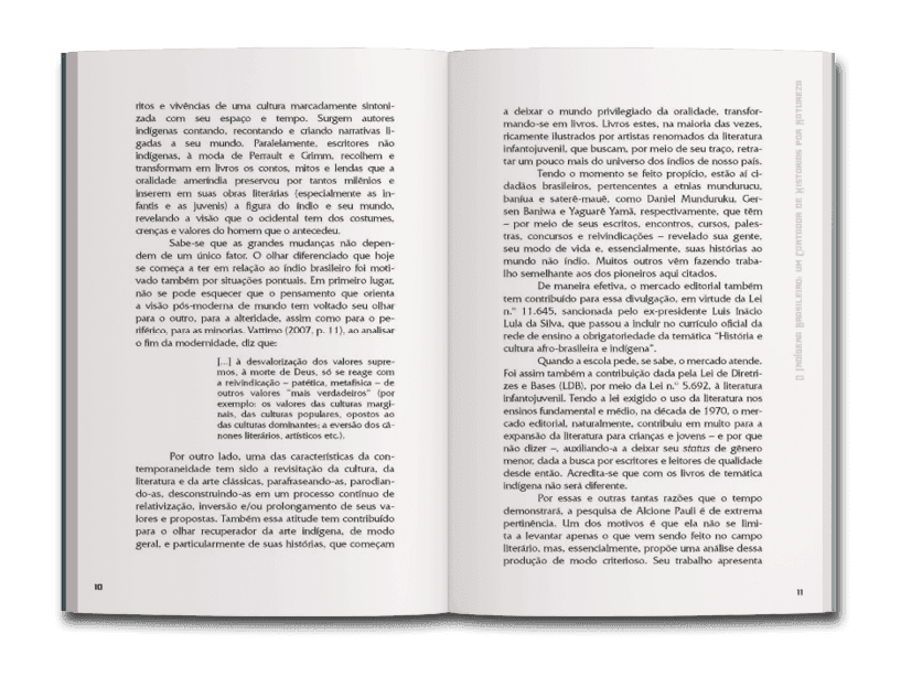 miolo do livro A sabedoria da floresta e o poder das águas