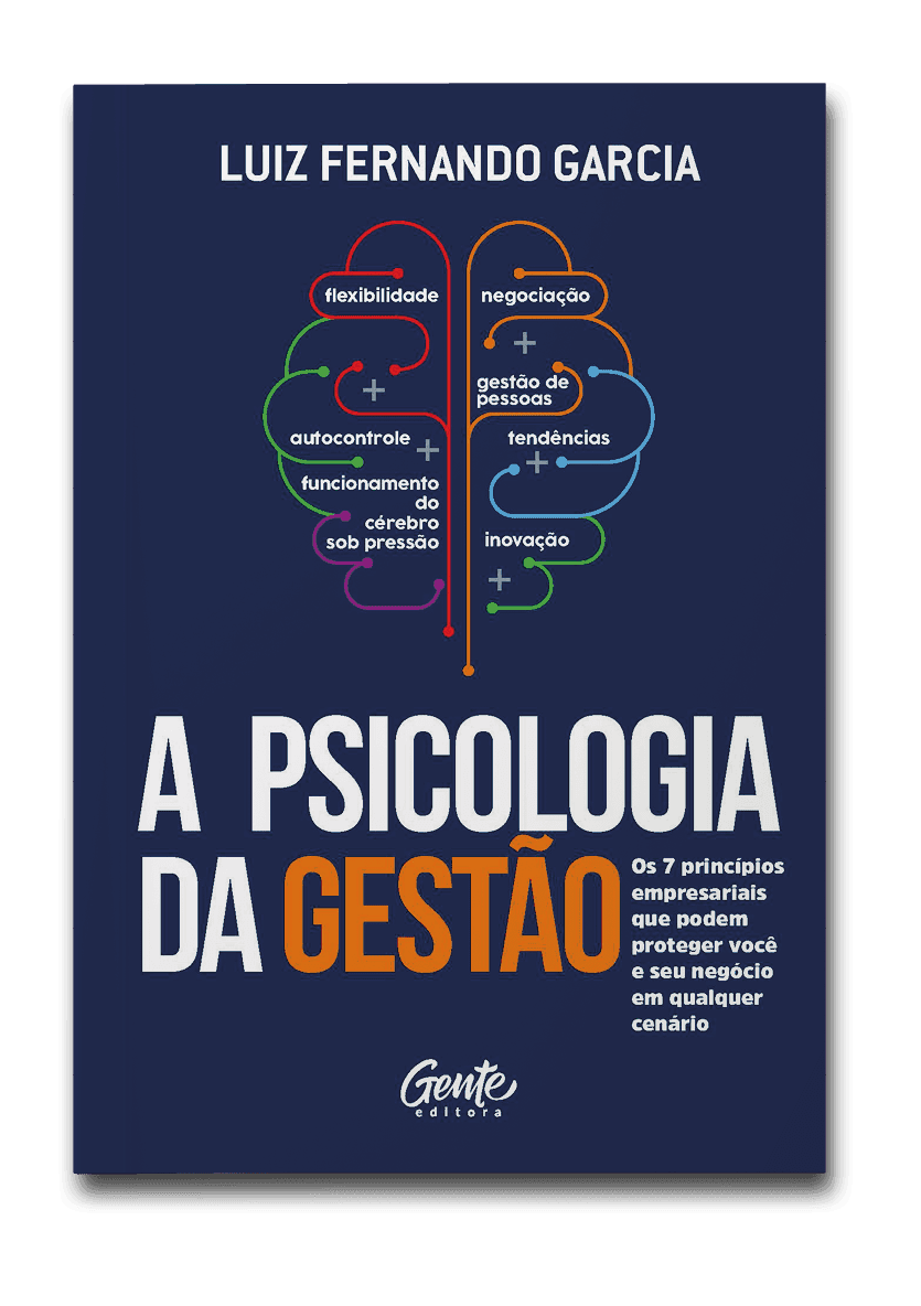 Capa do livro A psicologia da gestão, de Luiz Fernando Garcia