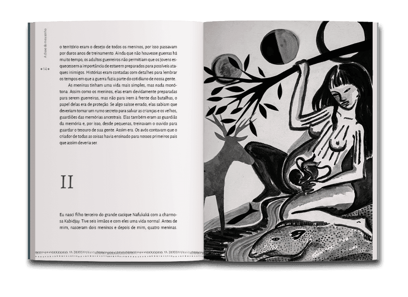 Miolo do livro A chave do meu sonho