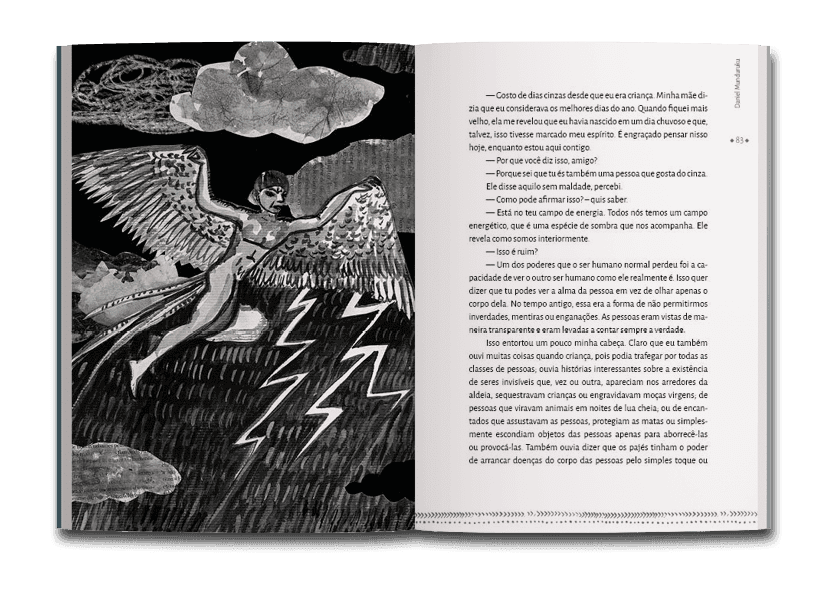 Miolo do livro A chave do meu sonho