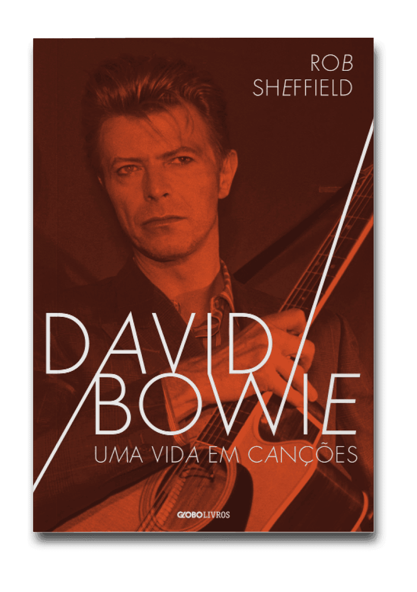Capa do livro David Bowie: uma vida em canções, de Rob Sheffield