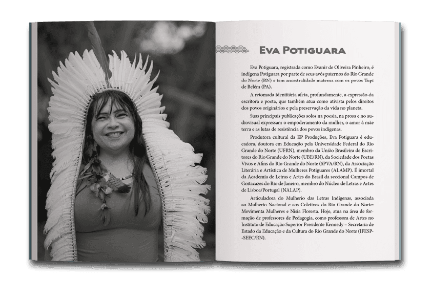 Biografia de Eva Potiguara do livro abyayala membyra nhe engara