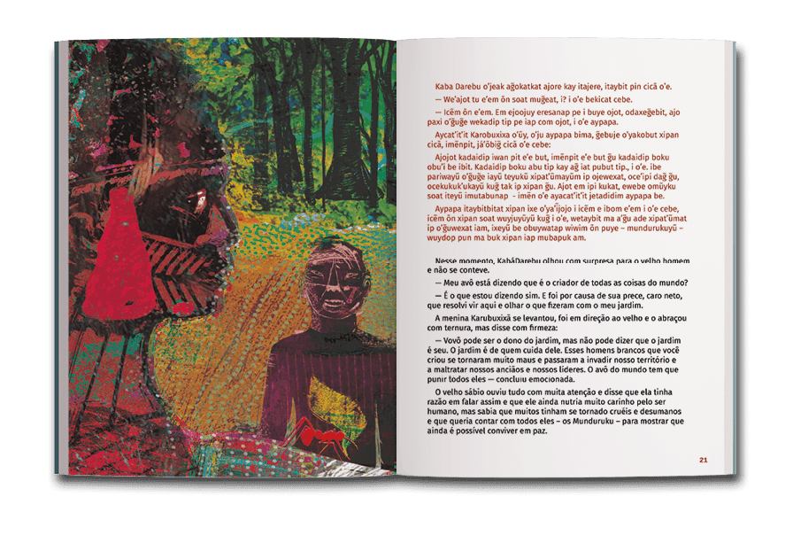 Miolo do livro Sawé: o grito ancestral