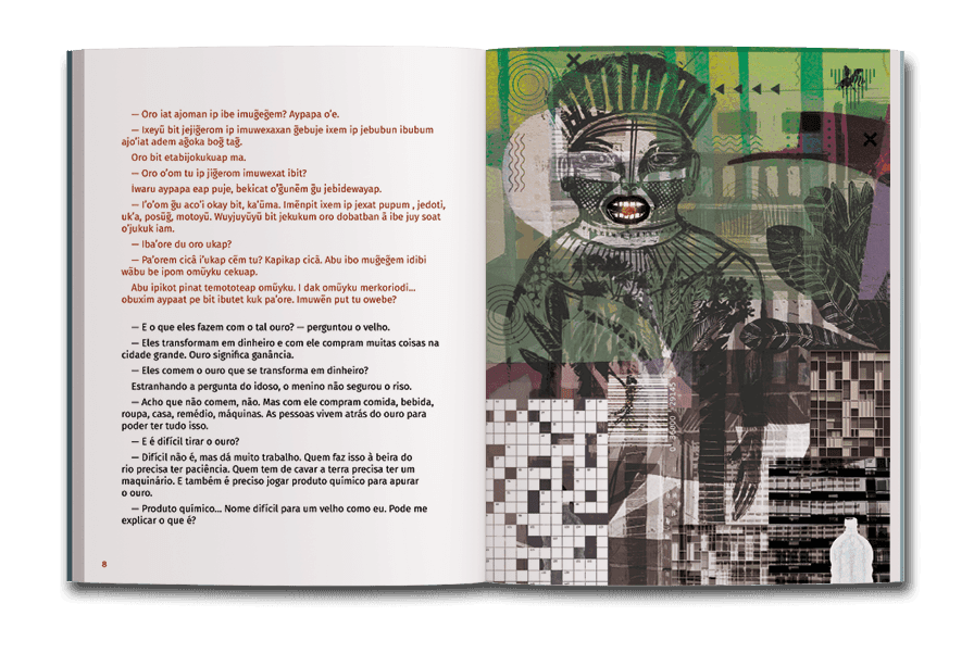 Miolo do livro Sawé: o grito ancestral