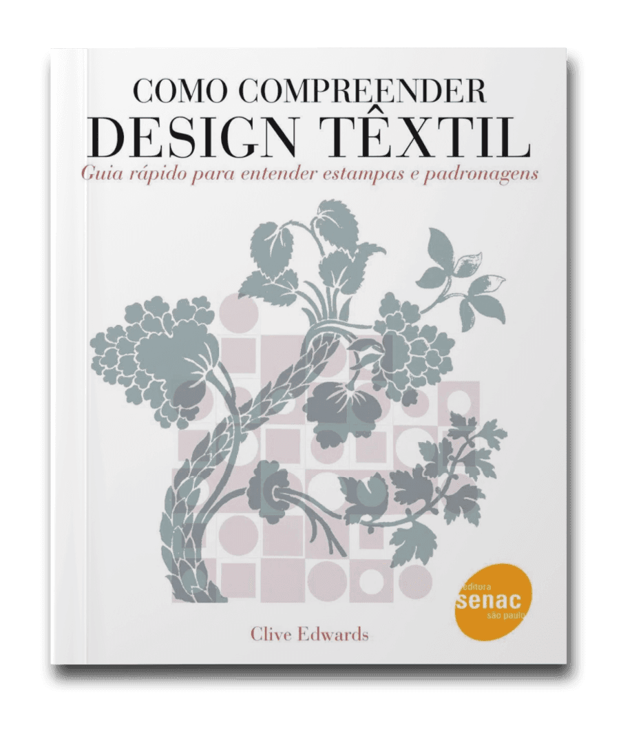 Capa do livro Como compreender design têxtil, de Clive Edwards