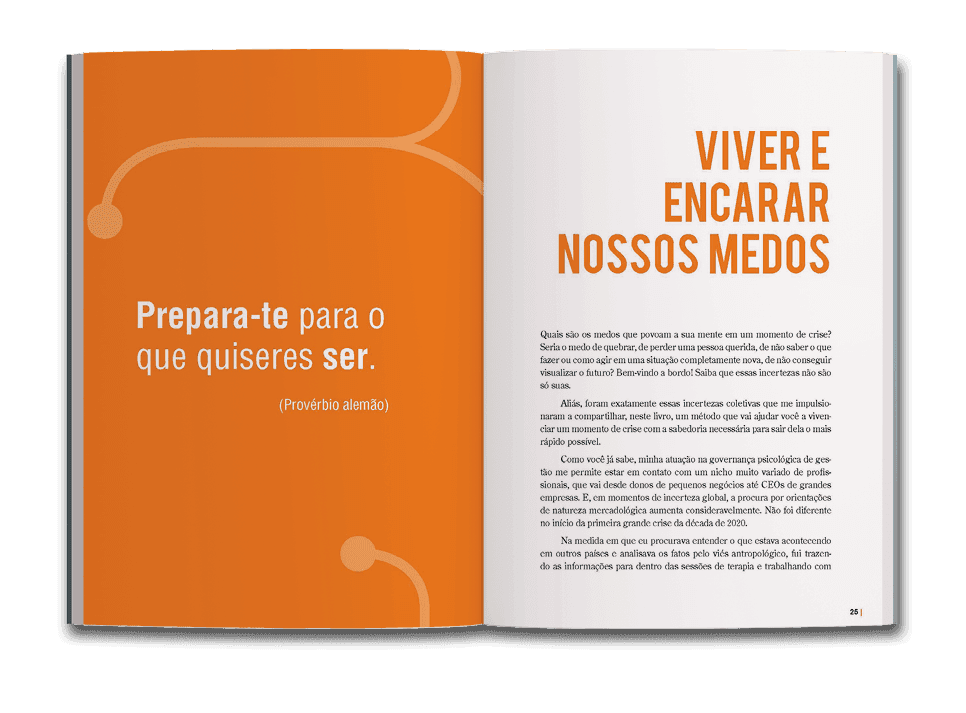 Página dupla do miolo do livro A psicologia da gestão, de Luiz Fernando Garcia
