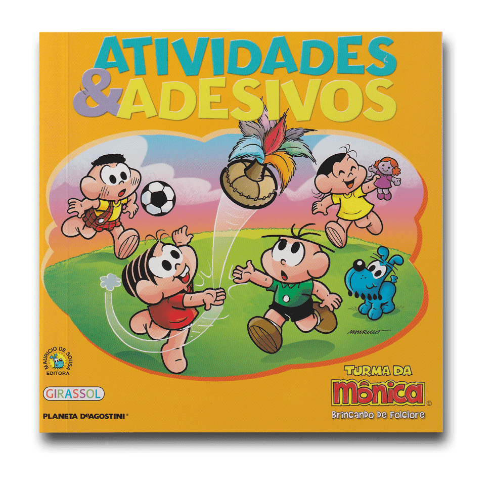 Capa do livro Turma da Mônica: atividades & adesivos