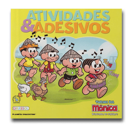 Capa do livro Turma da Mônica: atividades & adesivos