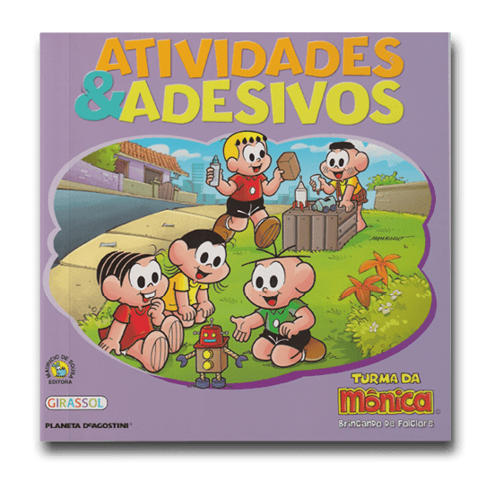 Capa do livro Turma da Mônica: atividades & adesivos