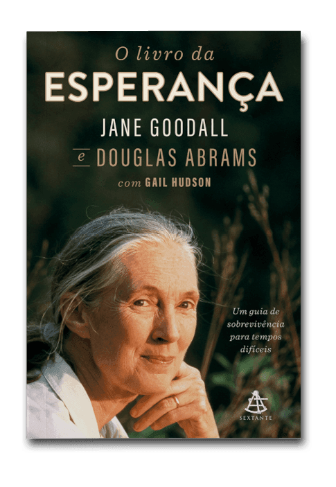 Capa do livro da Esperança, de Jane Goodall e Douglas Abrams com Gail Hudson