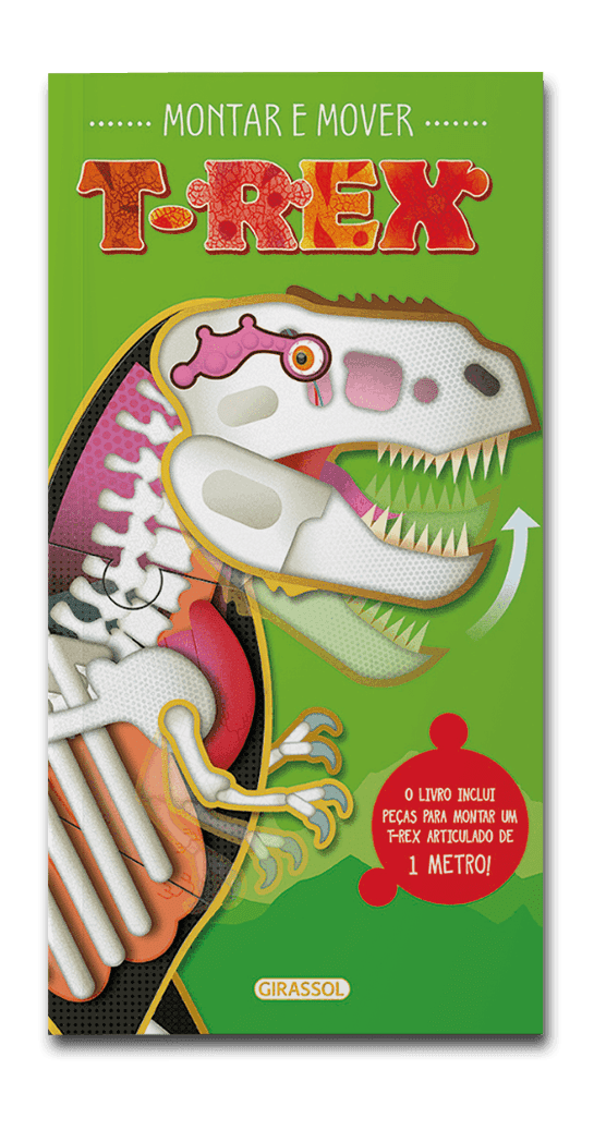 Capa do livro Montar e mver: T-rex