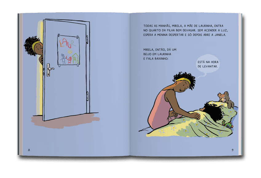 Página dupla de miolo do livro Dia de sol, dia de chuva, de Heloisa Prieto