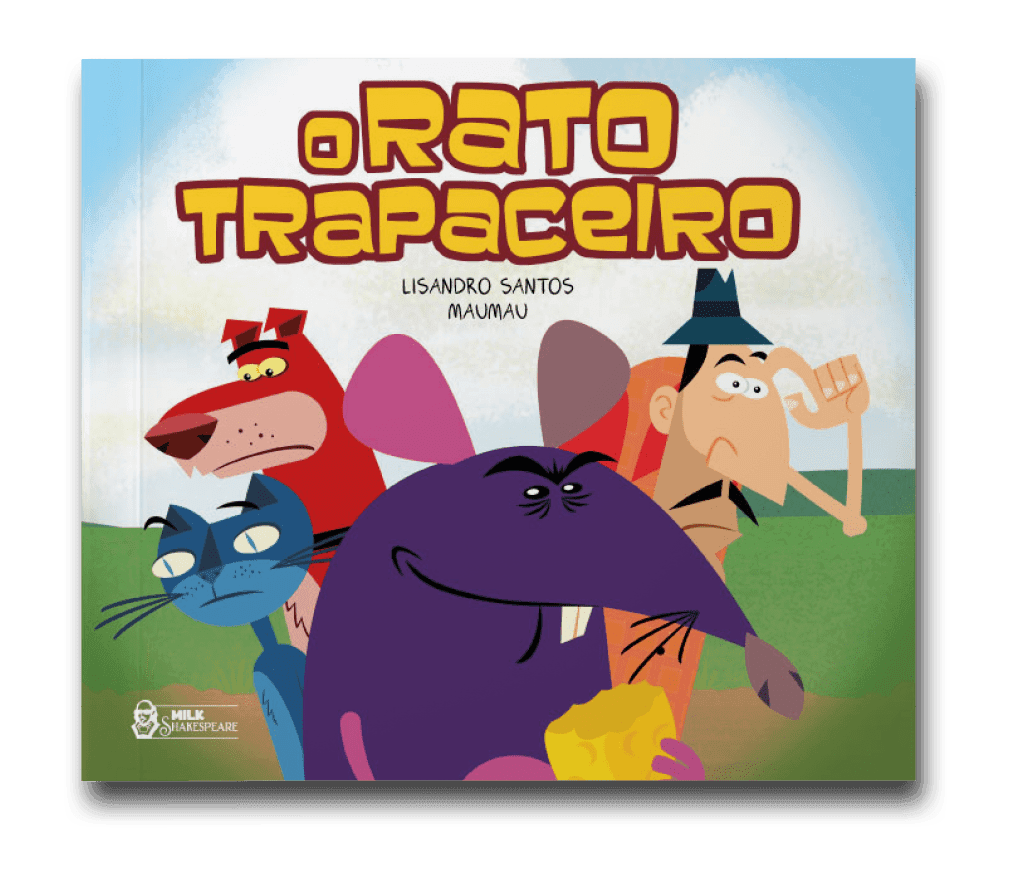 Capa do livro O rato trapaceiro, de Lisandro Santos Maumau