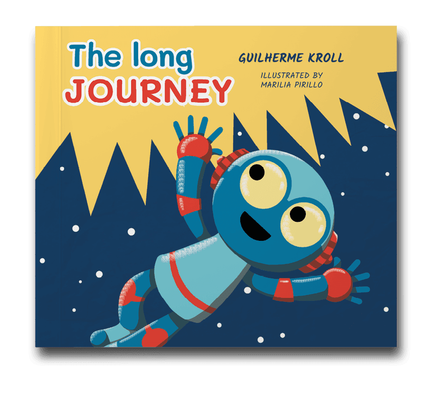 Capa do livro The long journey, de Guilherme Kroll