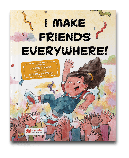 Capa do livro I make friends everywhere, de Guilherme Kroll