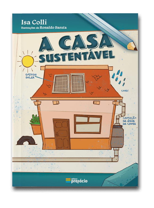 Capa do livro A casa sustentável, de Isa Colli