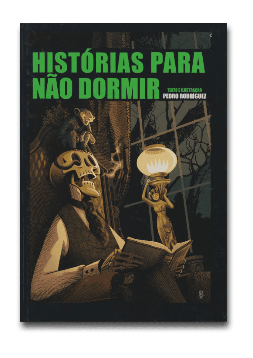 Capa do livro Histórias para não dormir, de Pedro Rodriguez