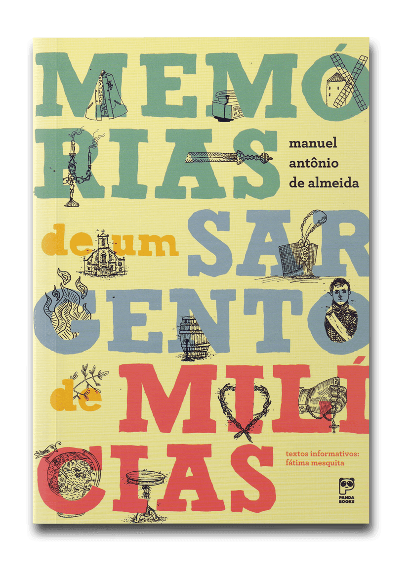 Capa do livro Memórias de um sargento de milícias, de Manuel Antônio de Almeida
