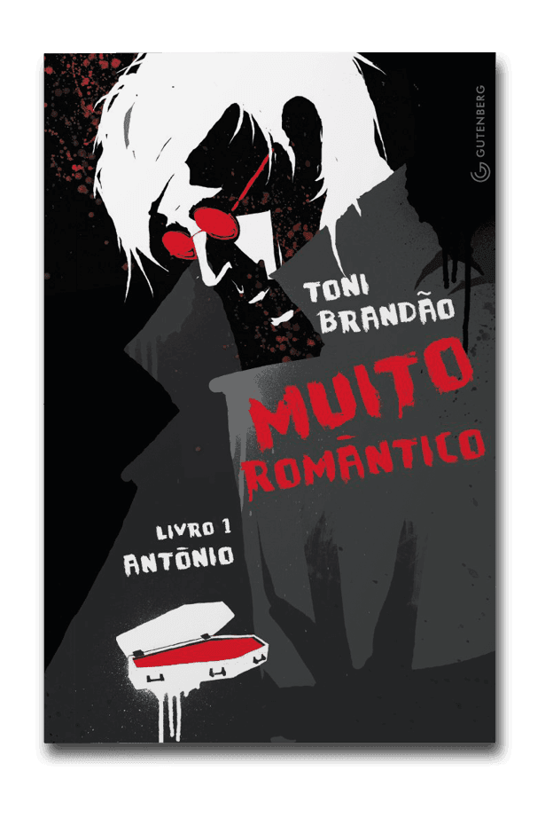 Capa do livro Muito romântico, de Toni Brandão