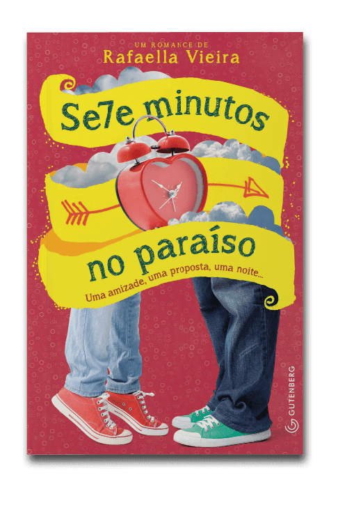 Capa do livro Sete minutos no paraíso, de Rafaella Vieira