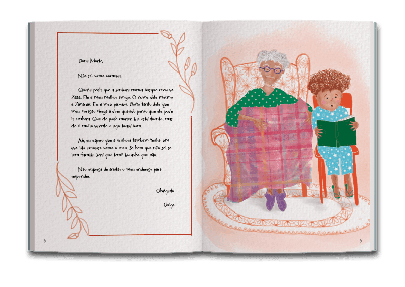 Página dupla de miolo do livro Os endereços, de Ana Carolina Lemos