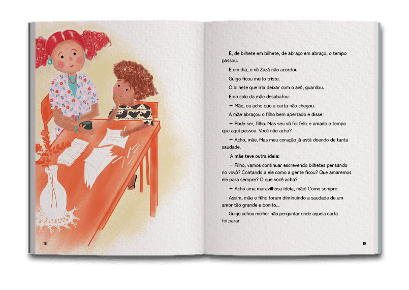 Página dupla de miolo do livro Os endereços, de Ana Carolina Lemos