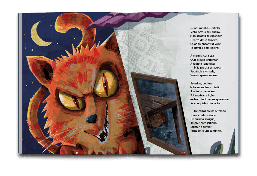 Página dupla de miolo do livro Severina: a menina rica do sertão, de Laerte Silvino