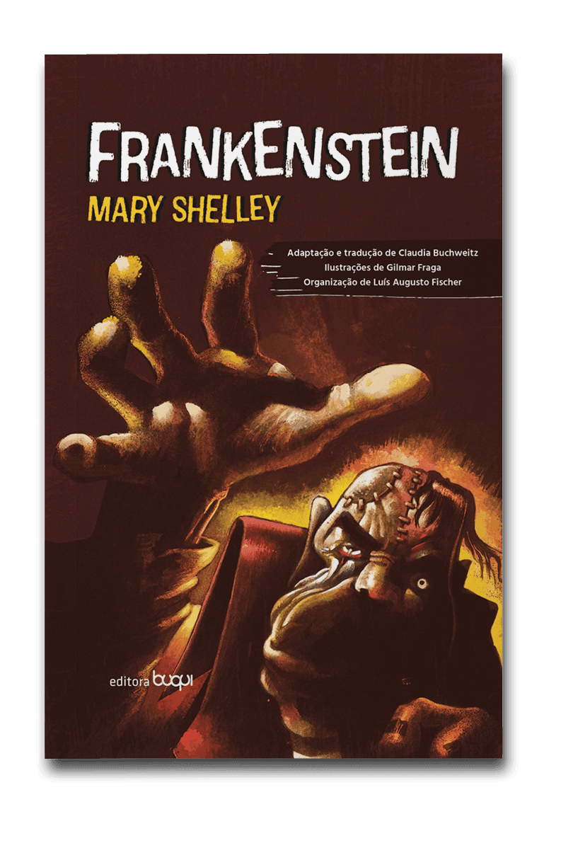 Capa do livro Frankenstein, de Mary Shelley