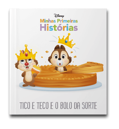 Capa do livro Minhas primeiras histórias: Tico e teco e o bolo da sorte, de Disney