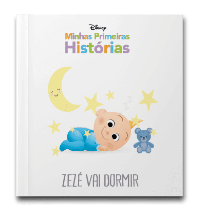 Capa do livro Minhas primeiras histórias: Zezé vai dormir, de Disney
