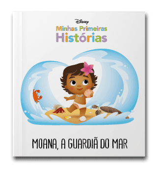 Capa do livro Minhas primeiras histórias: Moana, a guardiã do mar, de Disney