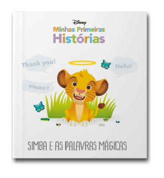 Capa do livro Minhas primeiras histórias: Simba e as palavras mágicas, de Disney