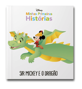 Capa do livro Minhas primeiras histórias: Sir Mickey e o dragão, de Disney