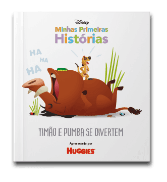 Capa do livro Minhas primeiras histórias: Timão e Pumba se divertem, de Disney