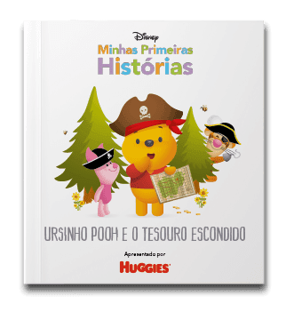 Capa do livro Minhas primeiras histórias: Ursinho Pooh e o tesouro escondido, de Disney