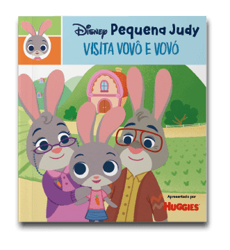 Capa do livro Pequena Judy visita vovô e vovó, de Disney