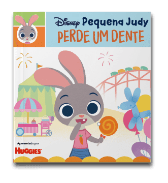 Capa do livro Pequena Judy perde um dente, de Disney