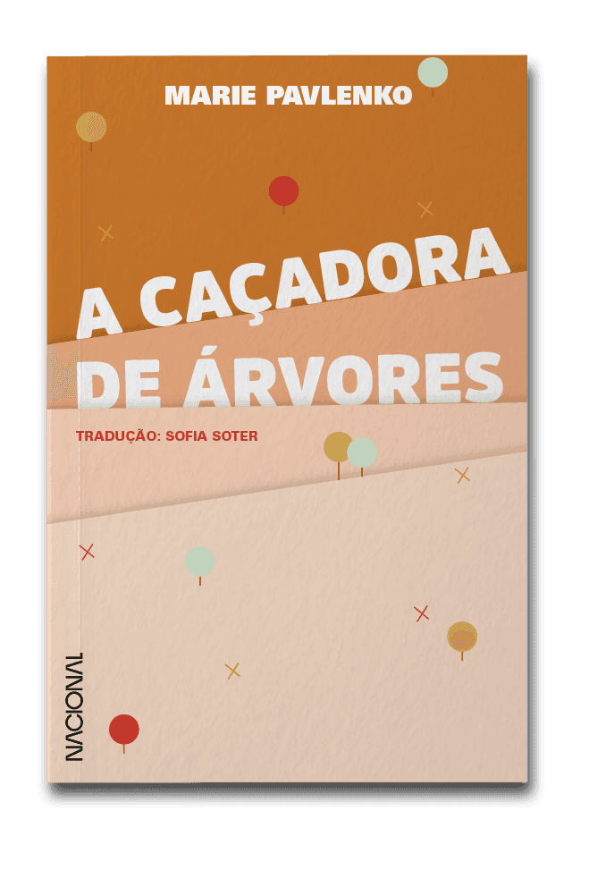 Capa do livro A caçadora de árvores, de Marie Pavlenko