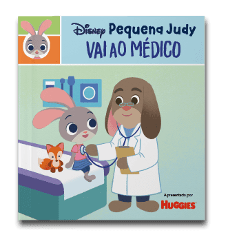 Capa do livro Little Judy goes to the doctor, de Disney