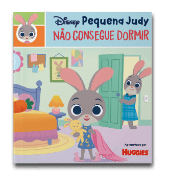 Capa do livro Pequena Judy não consegue dormir, de Disney