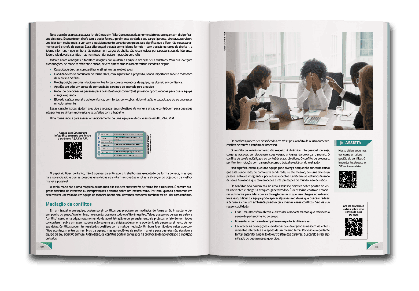 Página dupla de miolo do livro Mundo aprendiz: Integração e mundo do trabalho