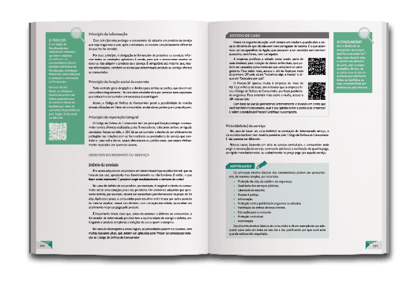 Página dupla de miolo do livro Mundo aprendiz: Integração e mundo do trabalho