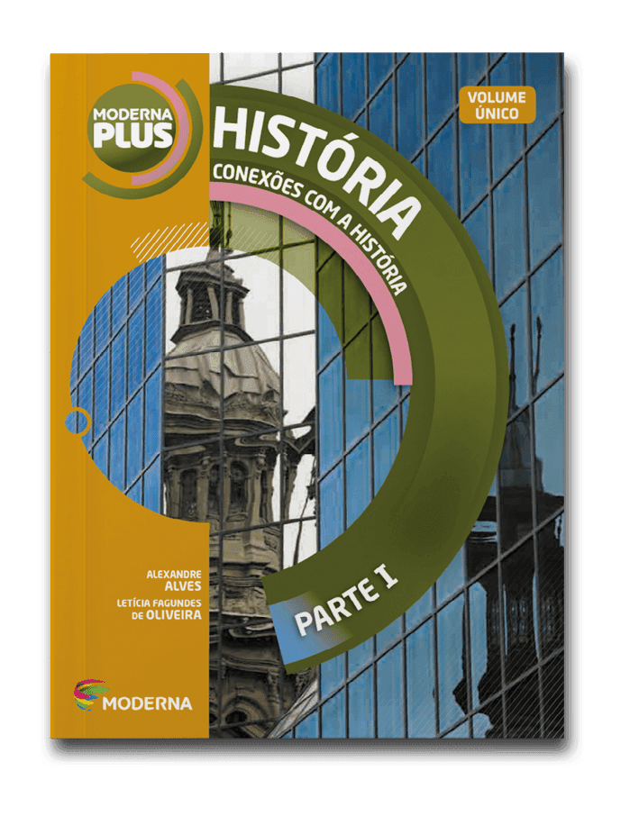 Capa do livro Moderna Plus: História