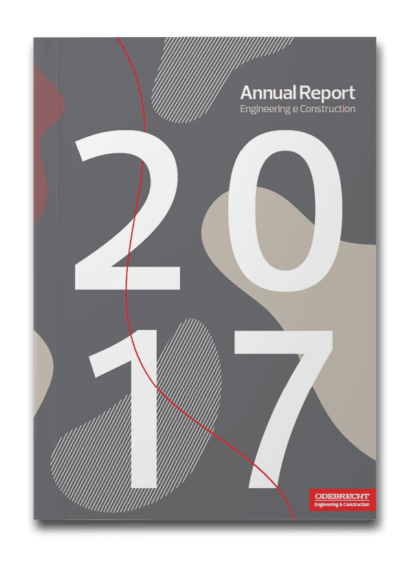 Capa do relatório Anual De Sustentabilidade 2017 da Odebrecht